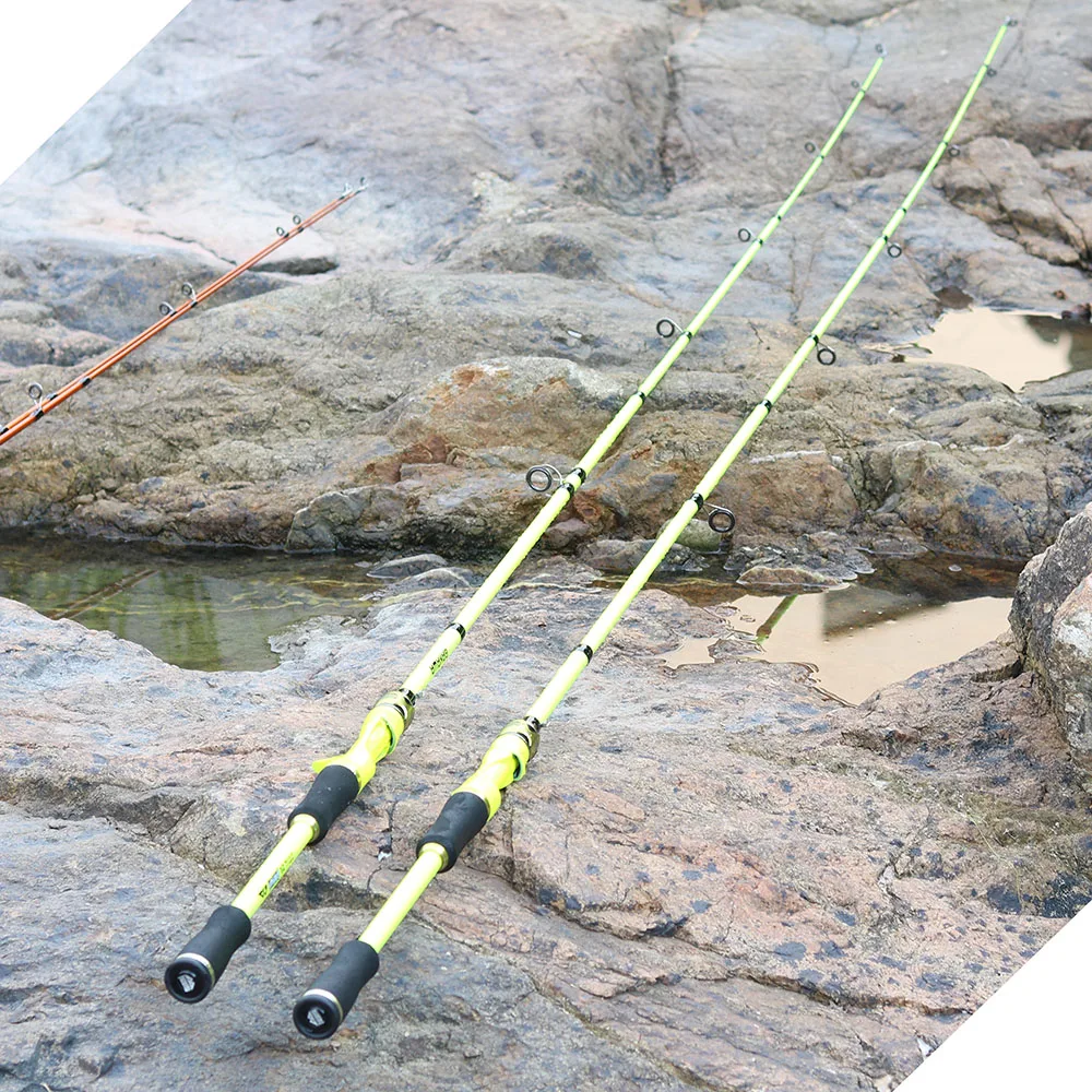 Nuevo Caña de pescar de 4 secciones, duradera, portátil, para viaje, fundición giratoria, 1,8 m, 2,1 m, señuelo ultraligero - imagen 3