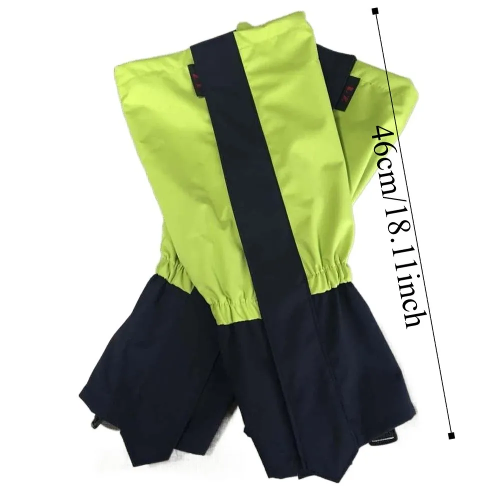 Polainas impermeables para senderismo, calentador ligero, protección para piernas de esquí, cubierta ajustable de poliéster para montañismo y pantorrilla para mujer - imagen 5