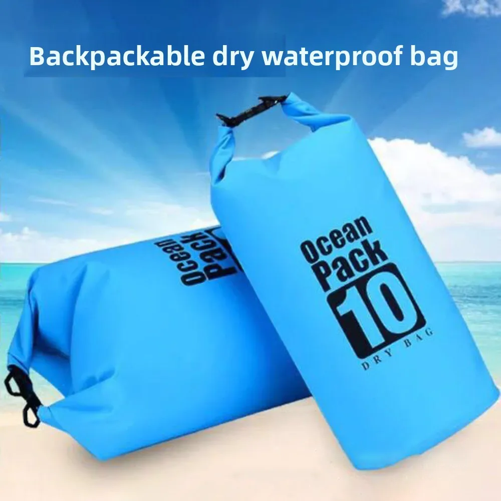 Bolsa estanca impermeable gran capacidad con asas para hombro - imagen 4