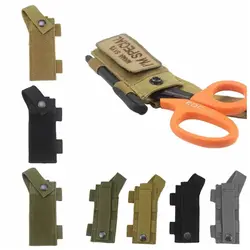 Bolsas colgantes, bolsa para tijeras Molle, funda para tijeras, bolsa de cintura para tijeras de nailon 1000D, herramienta EDC, funda para linterna, bolsa para tijeras EDC