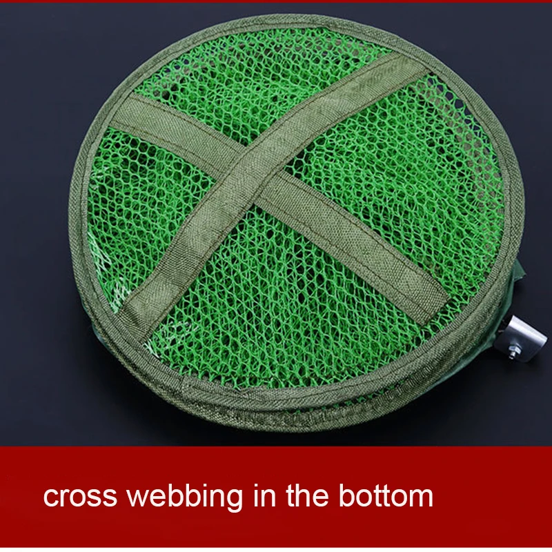 Cesta de pesca plegable telescópica, malla de nailon, red Fyke, jaula de Camarón, equipo de aparejos de pesca al aire libre, gran oferta - imagen 5