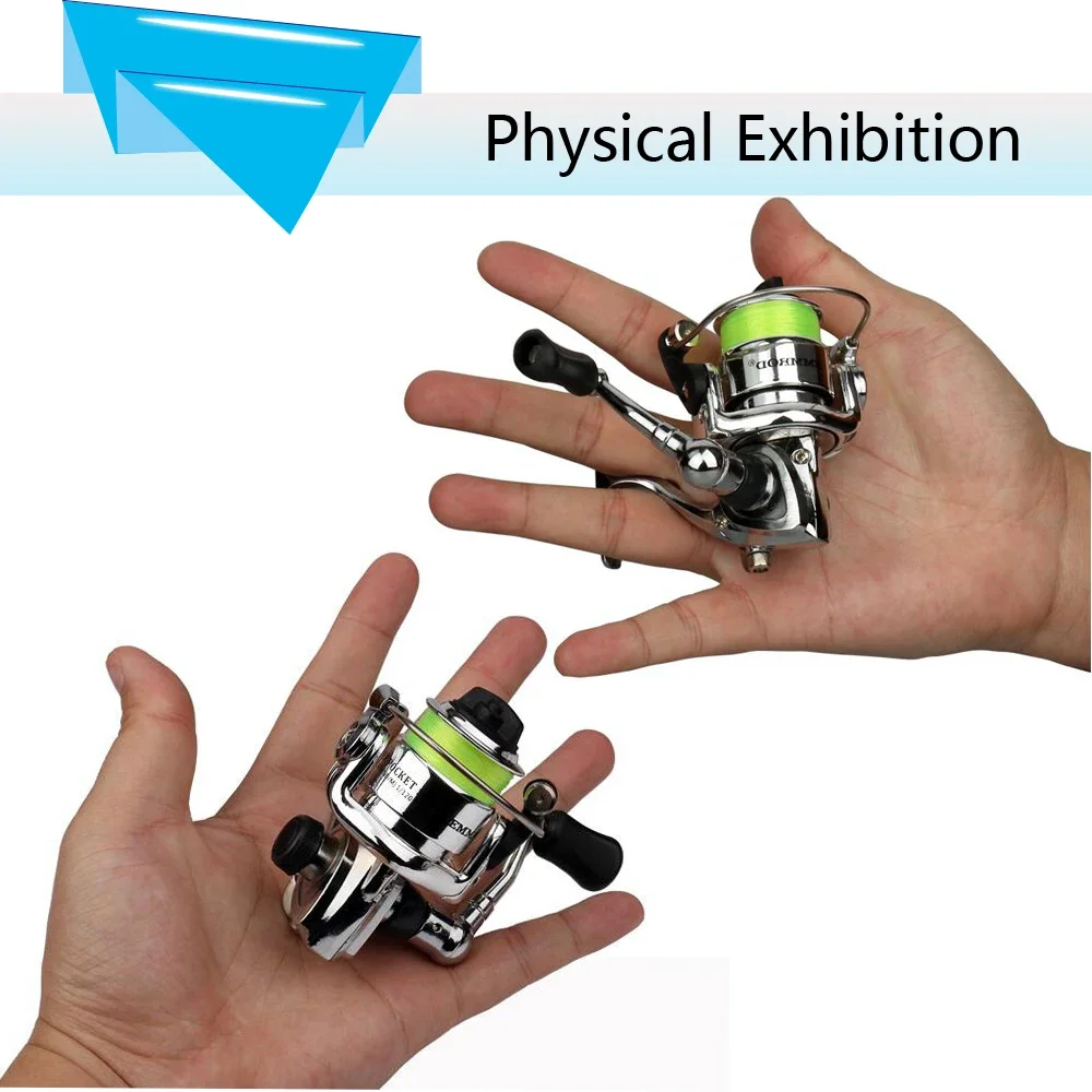 Carretes de pesca de fundición de cebo de acero inoxidable Mini carrete de pesca XM100 2 + 1 rodamientos de bolas accesorios de aparejos de pesca - imagen 4