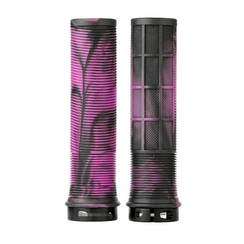 Un par de empuñaduras de bicicleta de Color camuflaje termoplástico compuesto suave recto suave antideslizante par de empuñaduras de bicicleta de carretera piezas de bicicleta - imagen 2