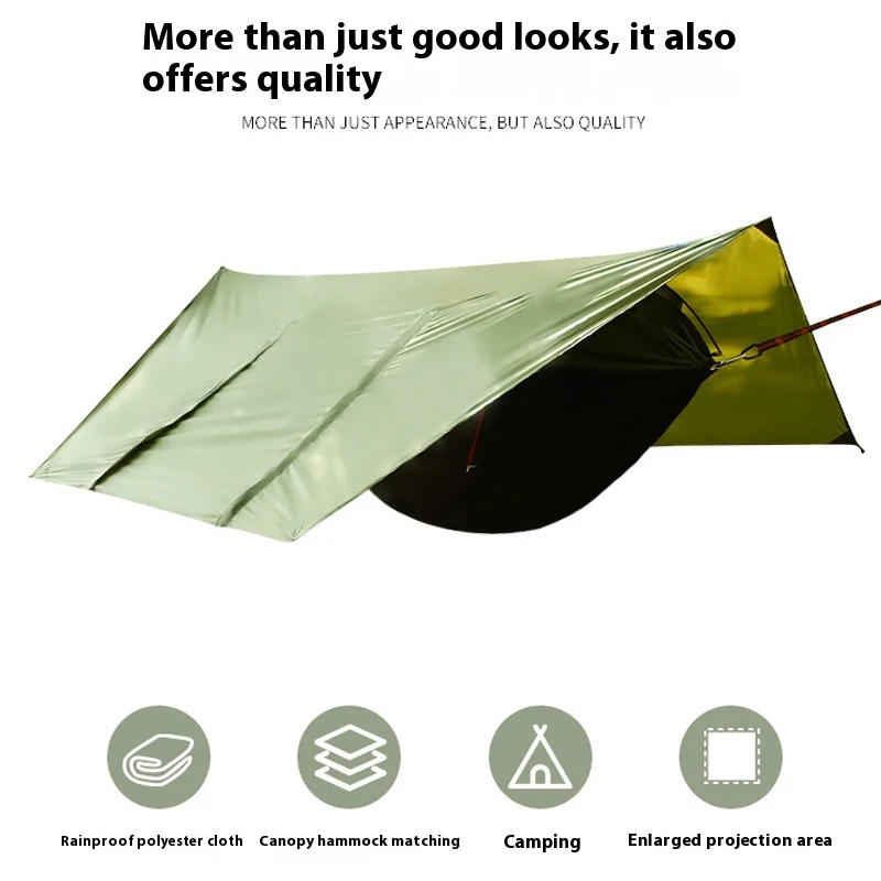 Tienda colgante para árbol impermeable con mosquitera y mosquitero solar - imagen 3