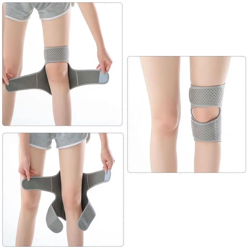 1 par con potentes resortes de rebote, dispositivo de asistencia para rodilla, refuerzo de protección de rodilla ajustable transpirable, antideslizante - imagen 3