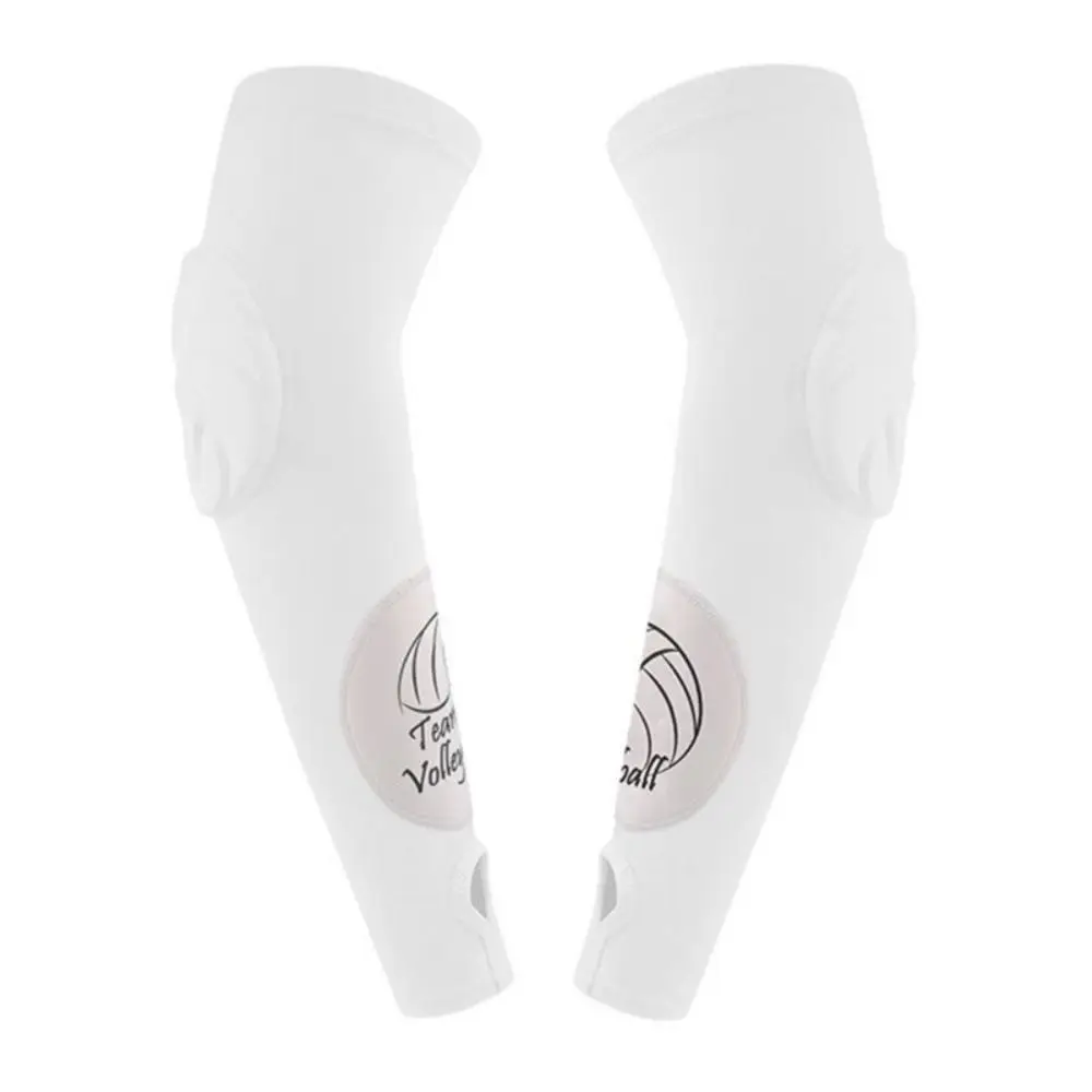 Nuevo soporte de codo de nailon, calentadores de brazo elásticos en negro, blanco y rosa, soporte de brazo transpirable de alta compresión, baloncesto, voleibol - imagen 5