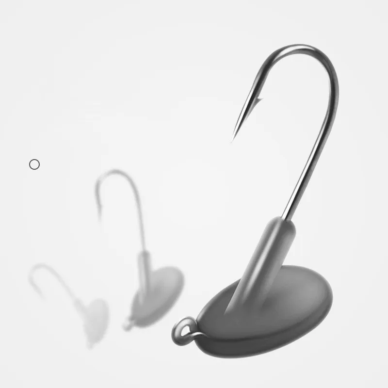 Anzuelo de pesca con soporte de fuerza, señuelo profesional con cabeza de plantilla roly-poly, rebote derecho, Jigging de 3,5-14g - imagen 4