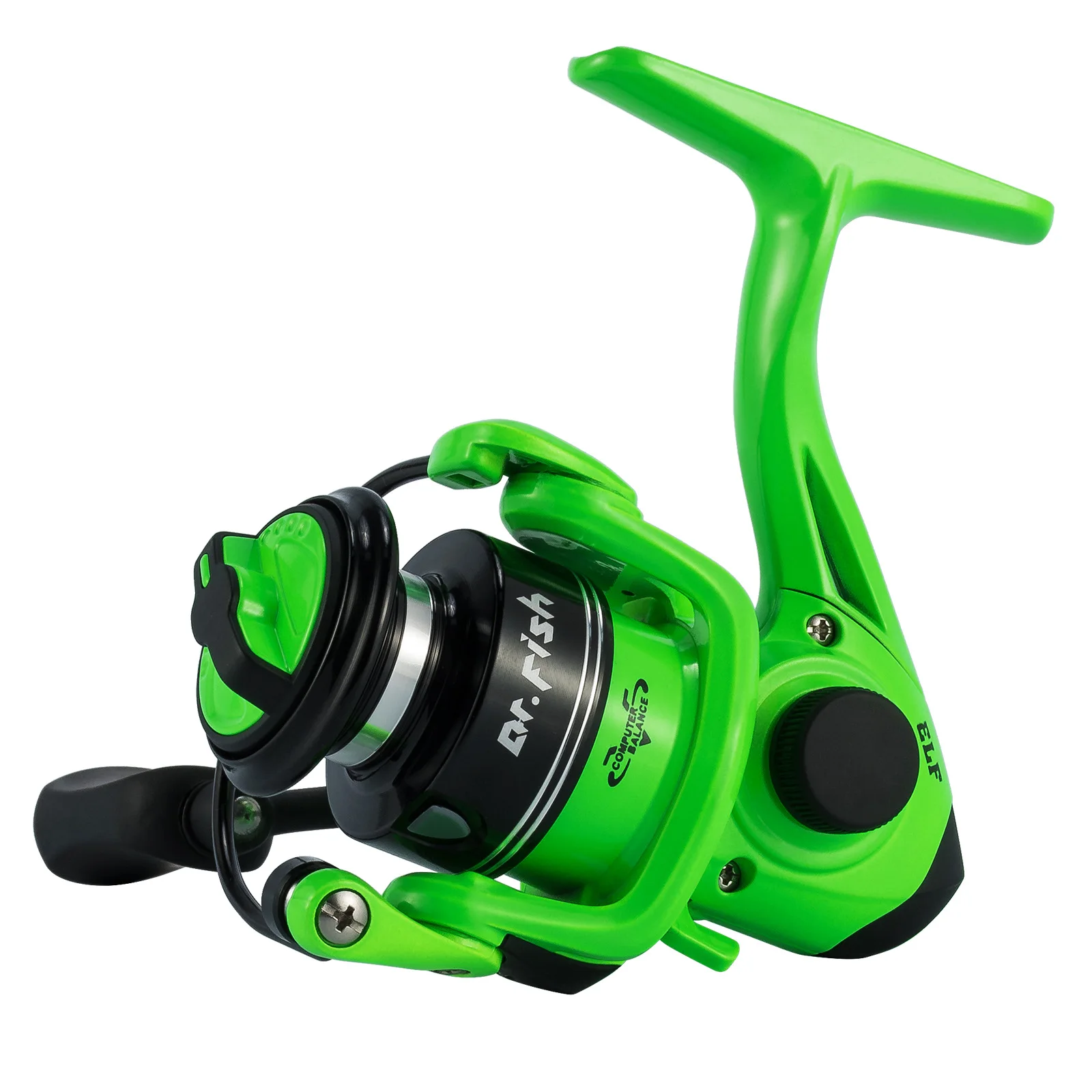 Carrete giratorio ultraligero 800 – 5+1 rodamientos para pesca en hielo - imagen 2