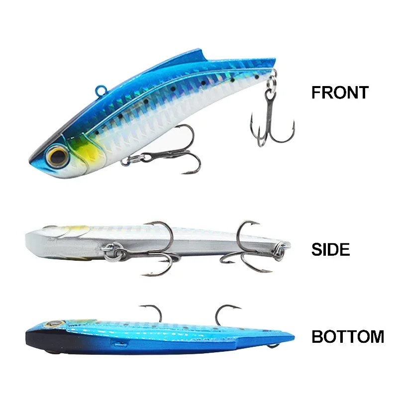 Kit de Señuelos de Pesca Rap de 9 piezas y 24g, juego de cebos para pececillos, cebos de manivela Wobbler, anzuelos triples, aparejos de pesca, Kit de cebo duro de plástico Artificial - imagen 5