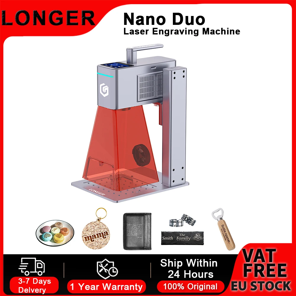 Grabador láser Longer Nano Duo con diodo azul e IR - imagen 2