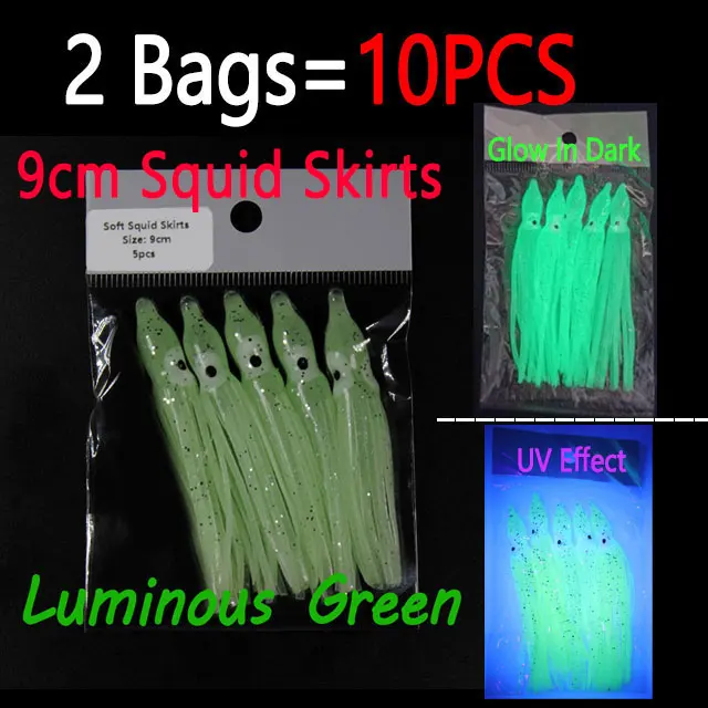 2 bags lumo green