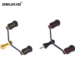 Manijas dobles de carbono DEUKIO para carrete spinning con rodamientos