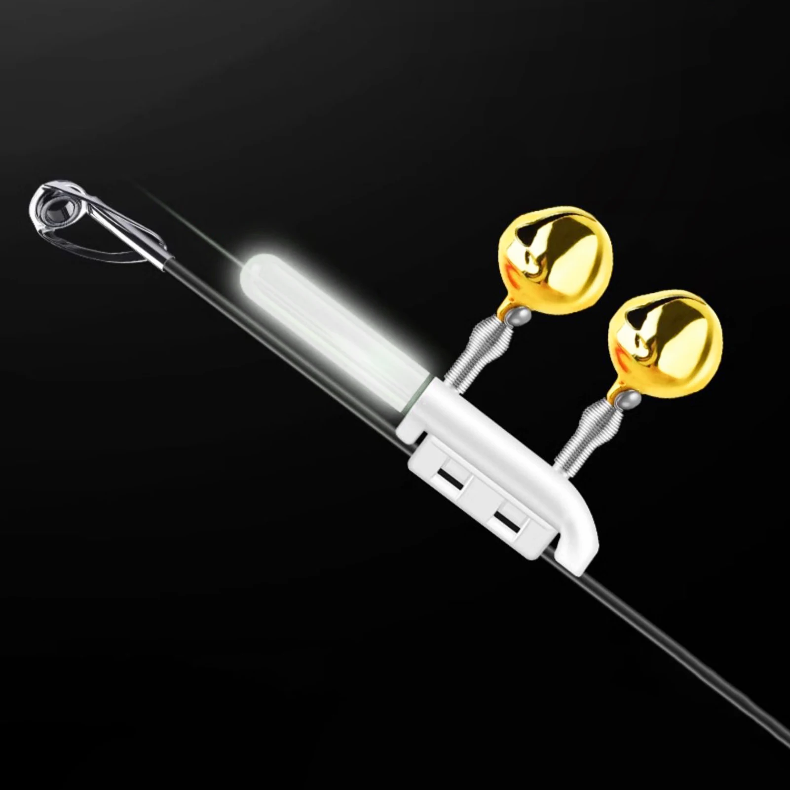 Alarma de pesca nocturna LED campanas dobles multicolor - imagen 5