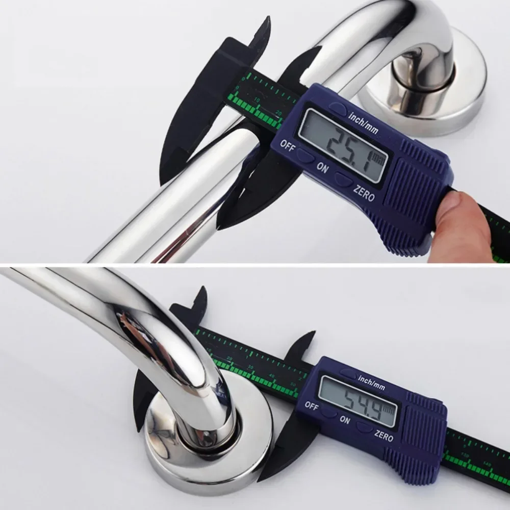 Barra de agarre de acero inoxidable para bañera y ducha, barandillas de seguridad sin barreras, manijas antideslizantes para ancianos y discapacitados, herramientas de baño - imagen 5