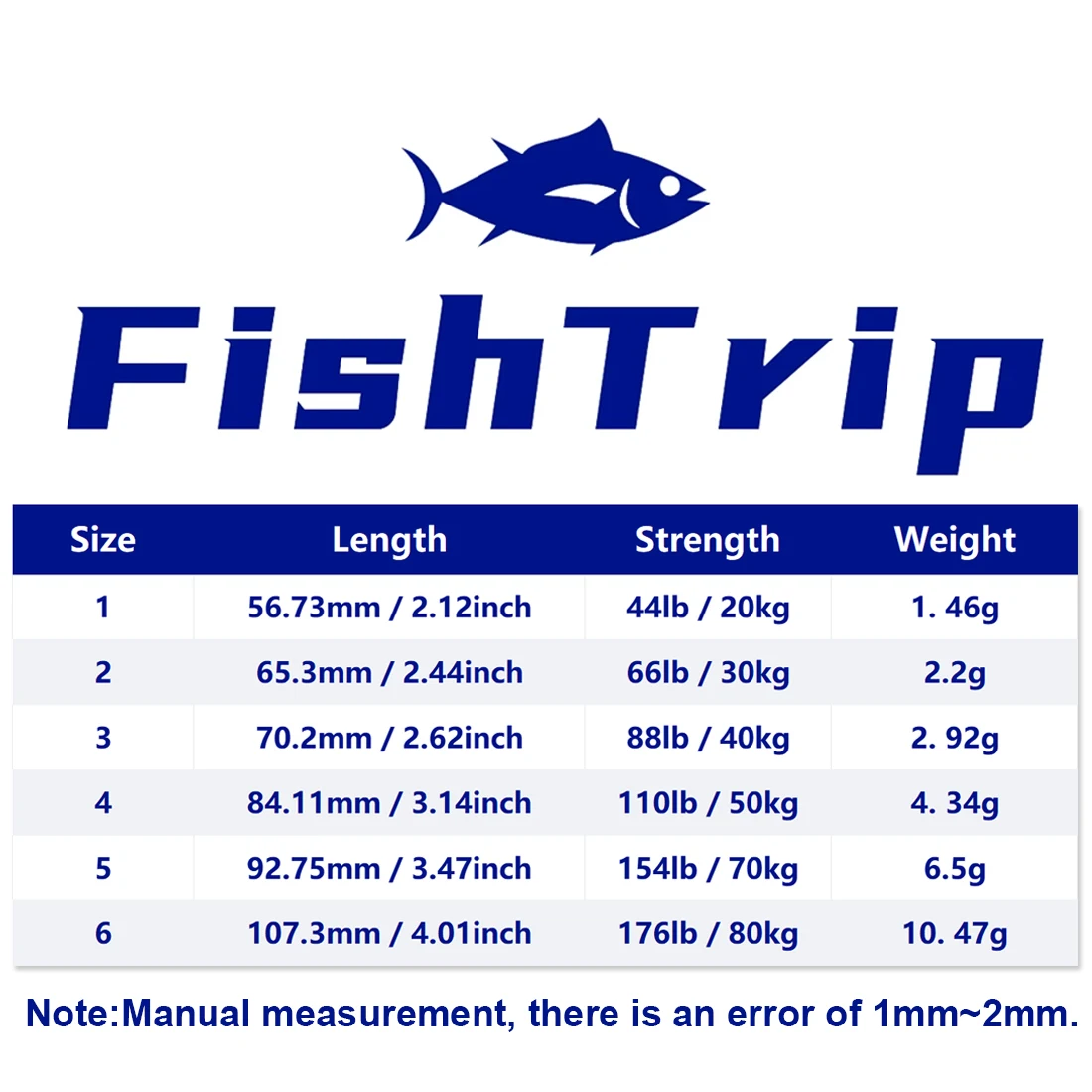 Conector giratorio de pesca FishTrip, tres filas de acero inoxidable, rodamiento giratorio de alta velocidad con pasadores curvos, aparejos de pesca - imagen 2