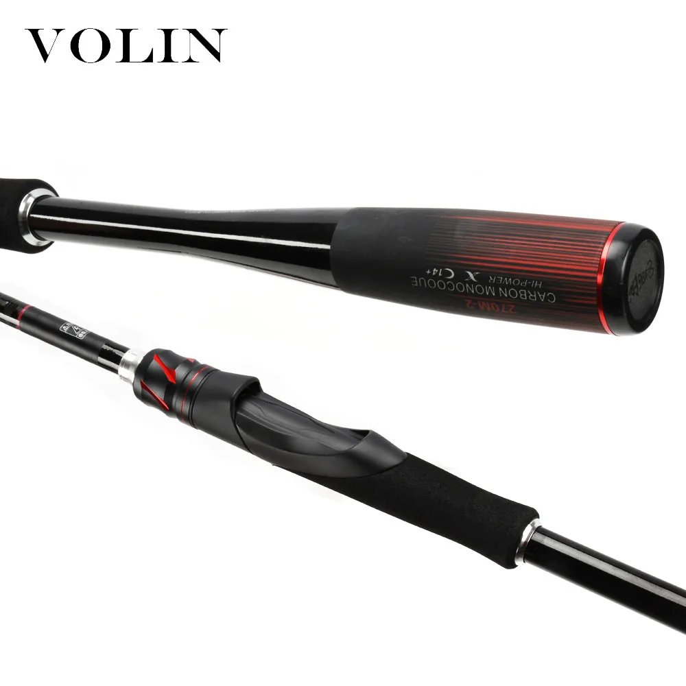 VOLIN-caña de pescar giratoria Fuji, 1.98m2.03m2.08m2.13m, 2 secciones M ML, anillo guía Fuji, poste de fundición, soporte de luz Fuji K - imagen 5