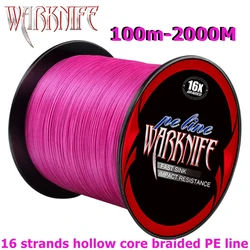 Warknife Sedal Trenzado PE 16 Hebras – Multifilamento japonés hueco