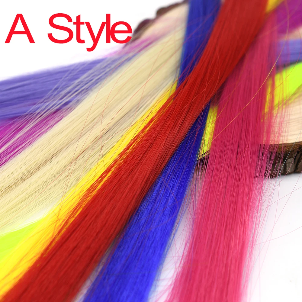 MNFT 5 paquetes de oropel Flash de cristal colorido Flashabou atado de moscas Material cebo fabricación de señuelos - imagen 5