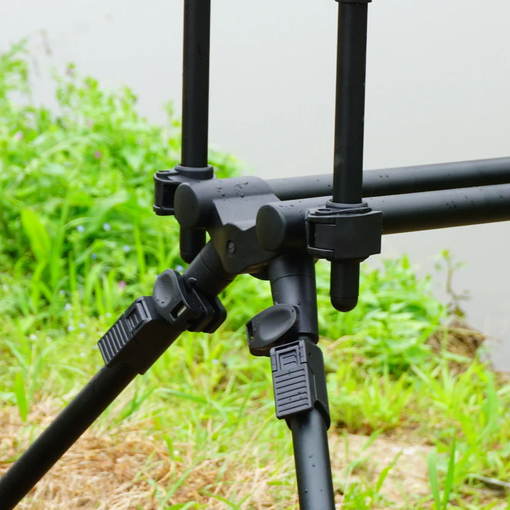 Hirisi-Juego de cápsulas para caña de pescar de carpa, para 3 cañas de pescar, palos bancarios, soporte para caña, accesorios de pesca RP130 - imagen 5