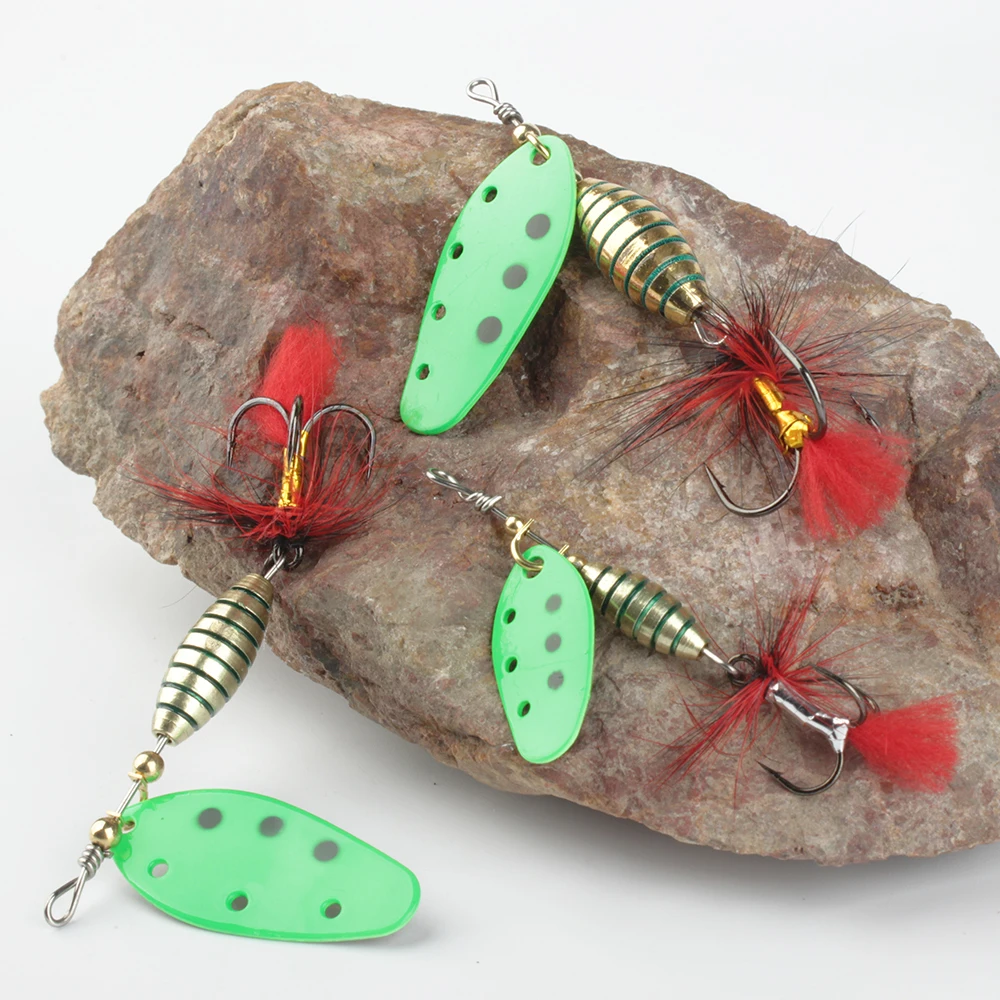 FTK-señuelo giratorio de 6g/12g/16g, anzuelo triple, cuchara de Metal, plantillas de pesca de mar, señuelo de pesca duro, aparejos de pesca - imagen 5