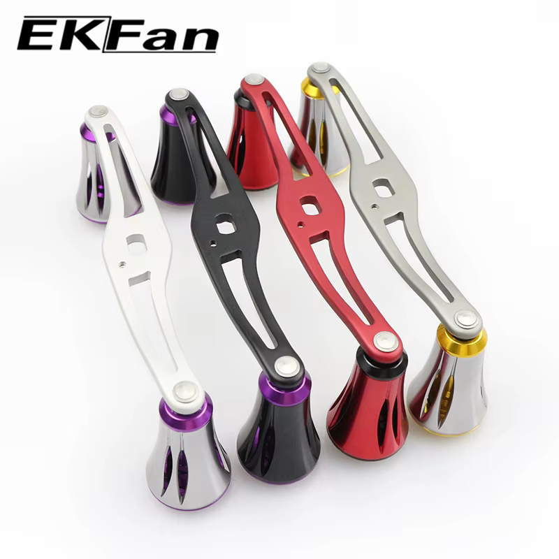 EKFan Mango de carrete aluminio 120mm para Baitcasting - imagen 3