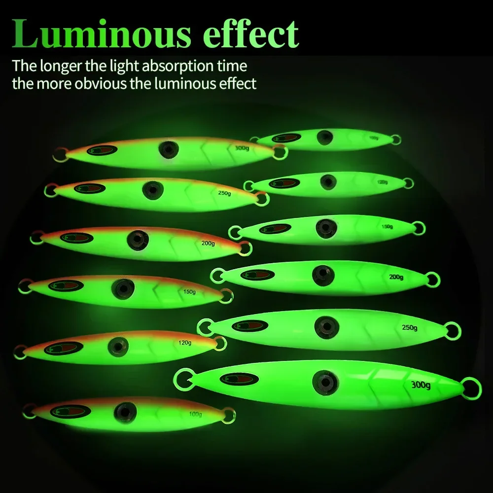 Plantilla de Metal lento Lucky Jack, cebo Artificial de 120G, señuelo de pesca en la costa, cuchara de Jigging, aparejos de pesca con cola de pelo, 1 ud. - imagen 5