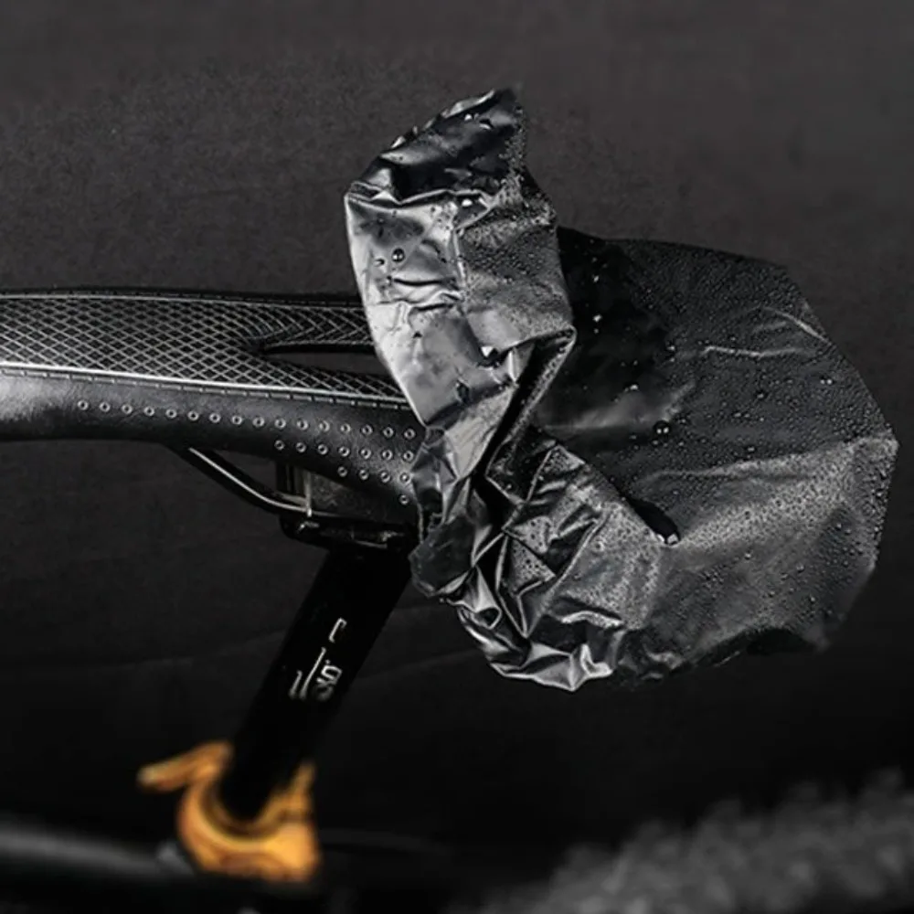Nuevo Protector de sillín de bicicleta impermeable, cubierta de lluvia para asiento de bicicleta reutilizable a prueba de polvo, funda Universal para sillín de bicicleta de PVC para MTB y carretera - imagen 2