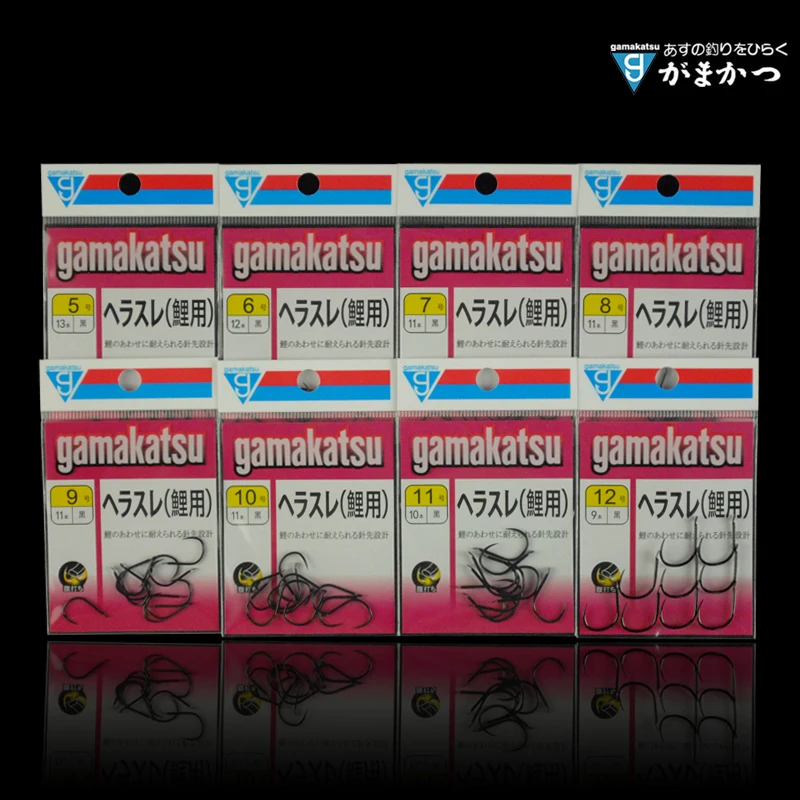 Gamakatsu-anzuelo sin púas, anzuelo negro C1HS0, anzuelo de pesca sin púas, carpa competitivo, gancho especial - imagen 2