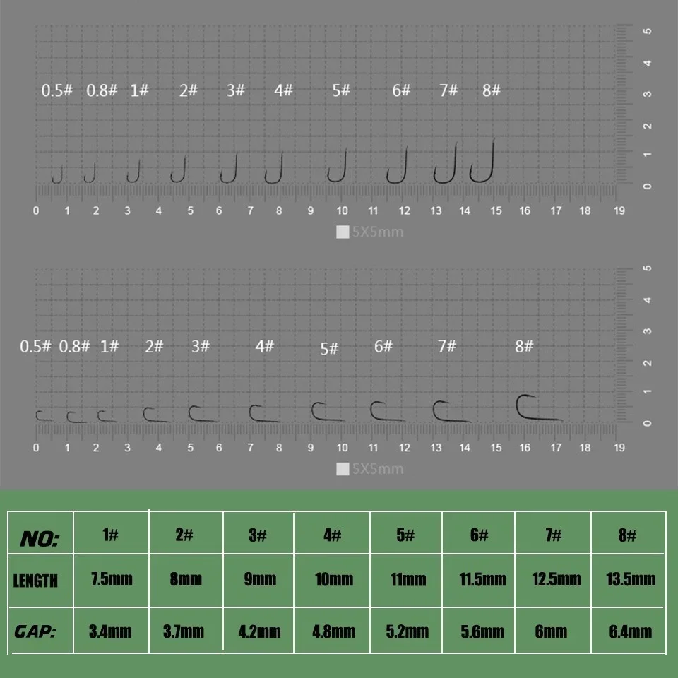 50 unids/lote pequeños anzuelos de pesca para panfish perca trucha sunfish bluegrill crucian púas y sin púas anzuelo para pescar - imagen 4