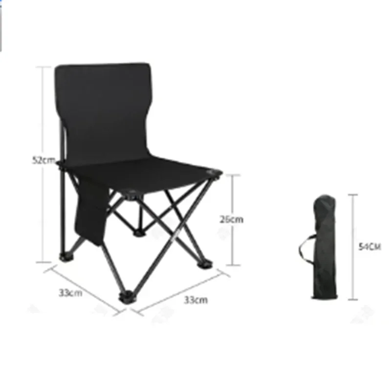 Taburete de pesca portátil, silla de playa, silla de Picnic para acampar, silla de boceto, taburete plegable para exteriores, banco de pesca, 1 ud. - imagen 3