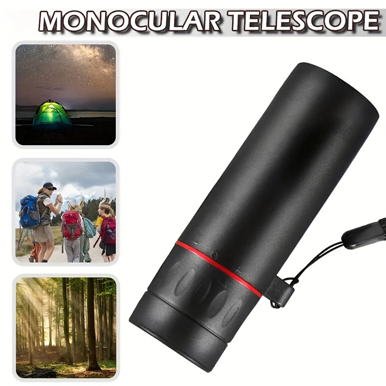 Telescopio Monocular al aire libre 2000*24 telescopio de observación de aves de alta definición Mini telescopio portátil para acampar senderismo caza - imagen 3