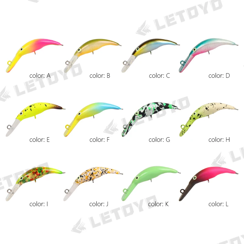 Letoyo 2,3g 38mm de profundidad Mini pececillo hundido 0-1,5 m señuelo de Fishihng de invierno Crankbait Wobblers cebo duro para pesca en arroyo de trucha - imagen 4