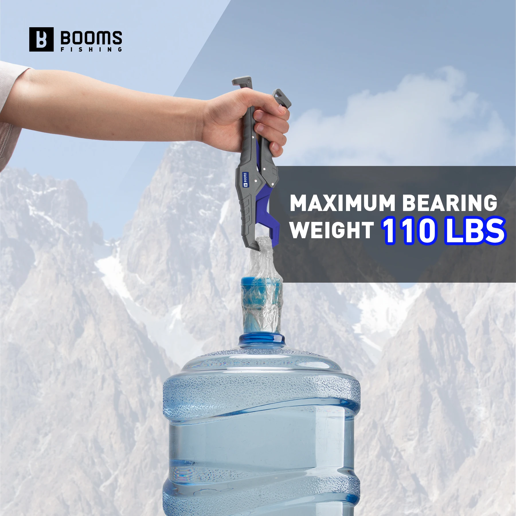 Booms Fishing-Alicates de pesca multifuncionales de acero al carbono, juegos de herramientas de pesca con pinza de pescado de fibra de vidrio - imagen 4