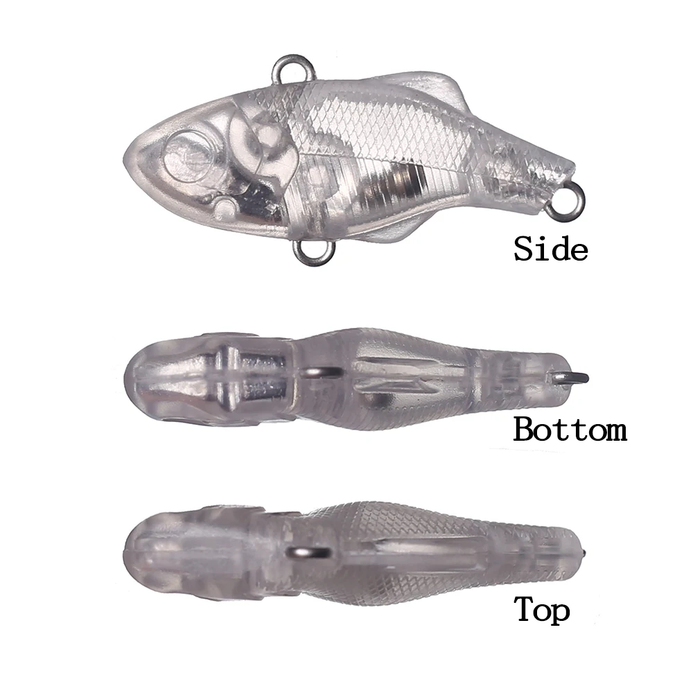 Chan'sHuang VIB Crankbait sin labios – Señuelo DIY para pintar - imagen 3