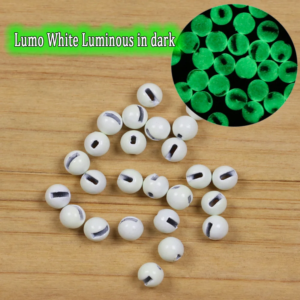 Wifreo, 20 piezas, cuentas de buty pesadas ranuradas, cabeza de cuentas de 2,5mm-5,5mm, Material de atado de moscas para plantilla, ninfa, trucha, accesorios de señuelo de pesca con mosca - imagen 5