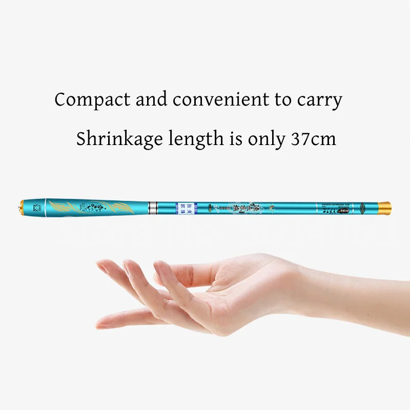 Caña de pescar Crucian para carpa, accesorio ultraligero, ultrafino, ultraligero, de mano, de carbono, de Taiwán, 19 Tune 28 Tune - imagen 2