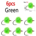 6pcs Green