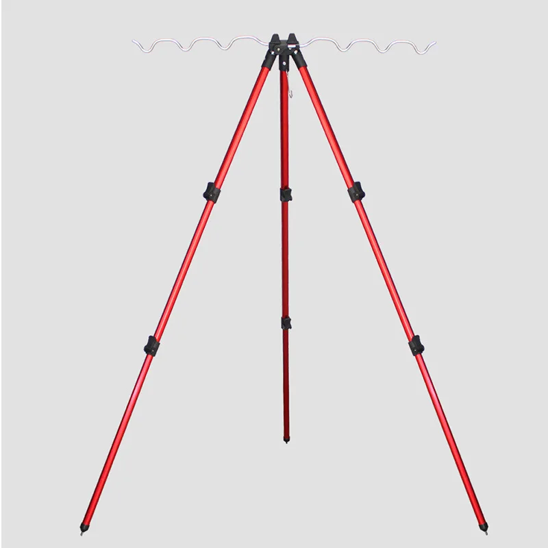 Trípode aluminio para caña de pescar – Soporte telescópico mar - imagen 3