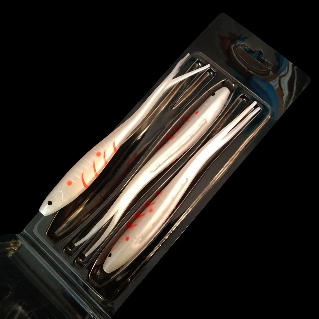 Señuelo de pesca suave de alta elasticidad TPR, 6 uds., 17cm, 18,7g, con acción de natación realista, adecuado para pescadores de agua dulce y salada - imagen 5