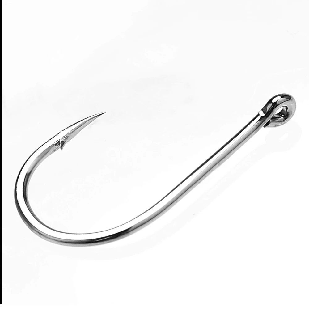 FTK-anzuelo de pesca de acero al carbono, accesorios de pesca, círculo CHINU, Ojo de carpa, Japón, 50-100 unids/lote por caja - imagen 4