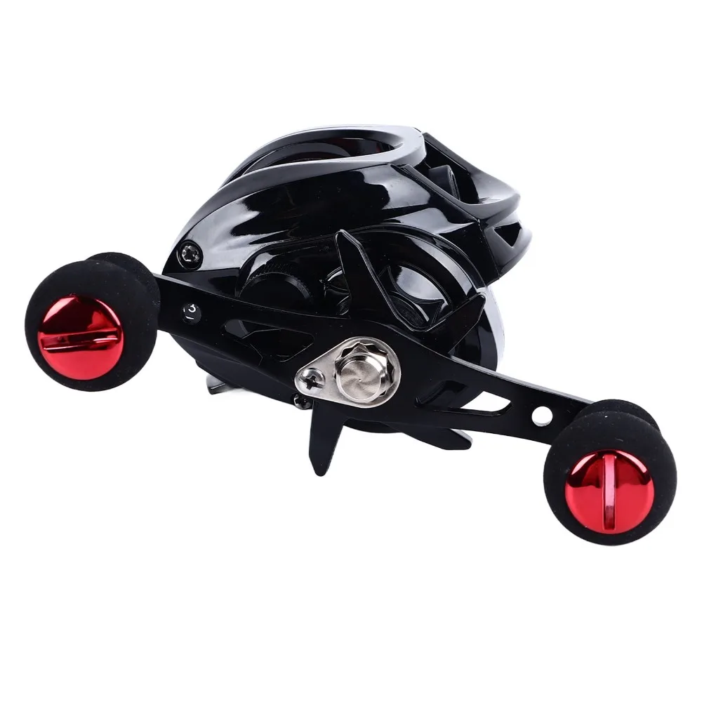 Carrete de fundición larga con relación de engranaje 7,2: 1, capacidad de carga de 8kg para carrete de Baitcasting de mano derecha con freno magnético, carrete de línea antisalpicaduras - imagen 3