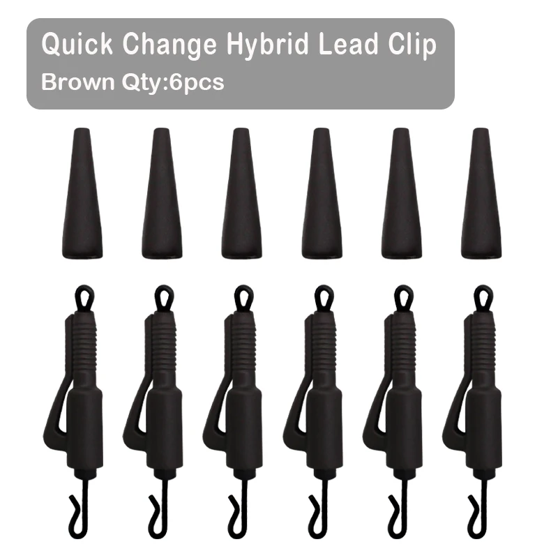 Lead Clip -  Brown