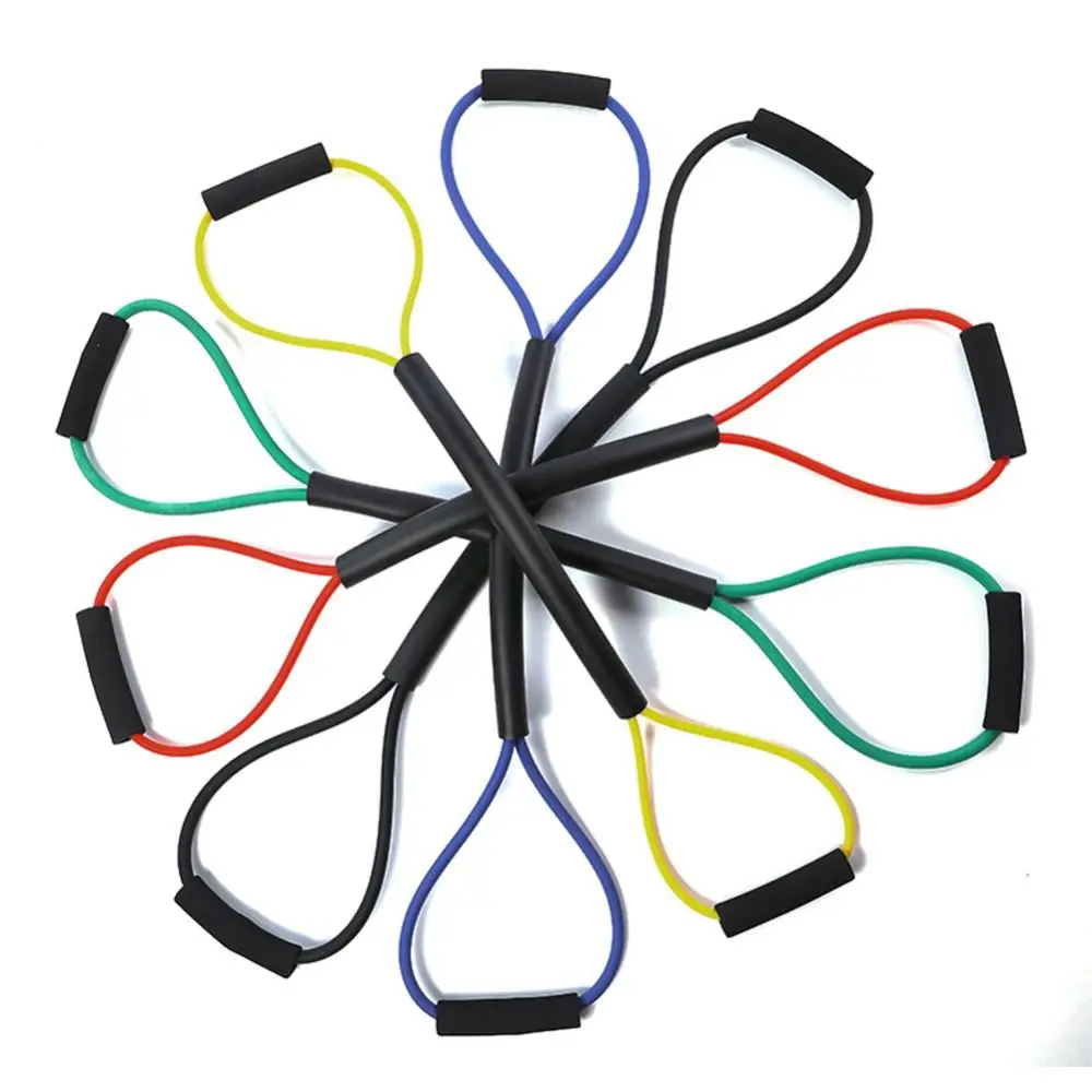 Cuerda de tracción para fuerza del brazo, equipo de fuerza para Yoga y Fitness, entrenamiento de velocidad, cuerda de tracción, banda elástica de resistencia para boxeo - imagen 5