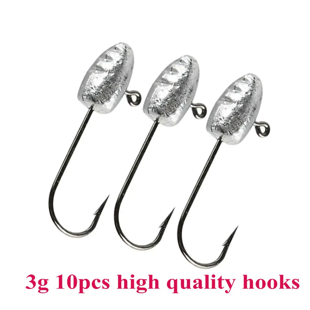 Anzuelos Jig Head 3g-5g-7g – Acero al carbono para vinilo - imagen 3