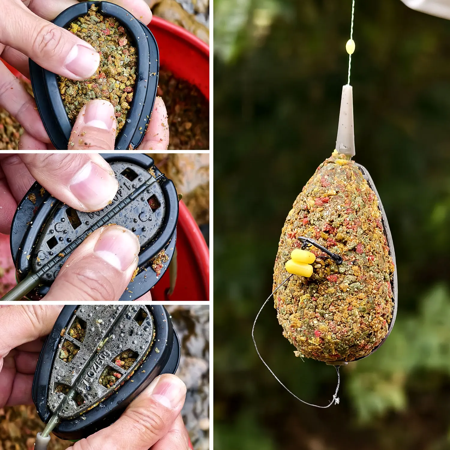 Kit alimentador de carpa Sougayilang molde lanzador - imagen 5