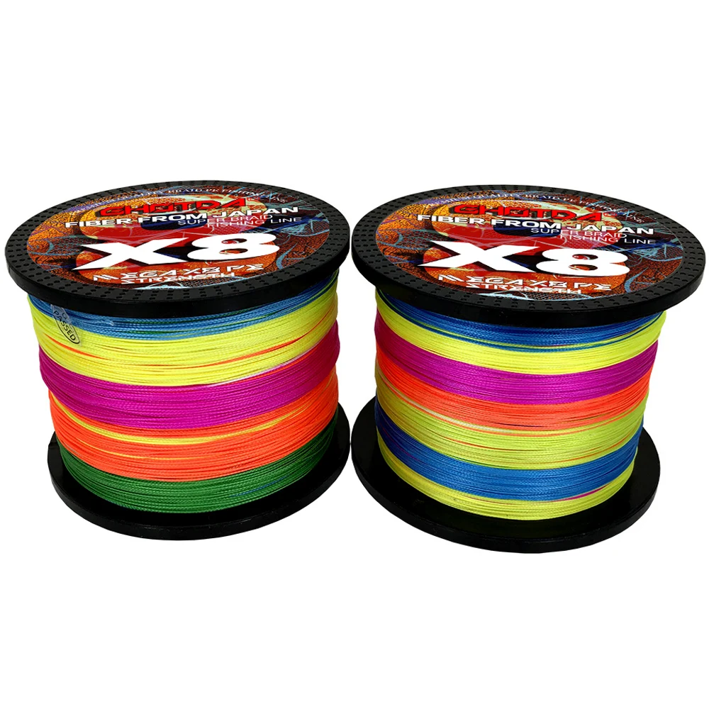 GHOTDA X4 X8 X16 hebras trenzadas líneas de Pesca multifilamento Pesca 300M alambre de carpa resistente a la abrasión línea de PE 10LB-200LB fuerte - imagen 4