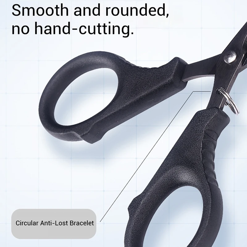 Cortador de línea rápida de nudo rápido para pesca, cortaúñas para moscas con revestimiento de titanio, tijeras de pesca de acero inoxidable, cortador - imagen 4