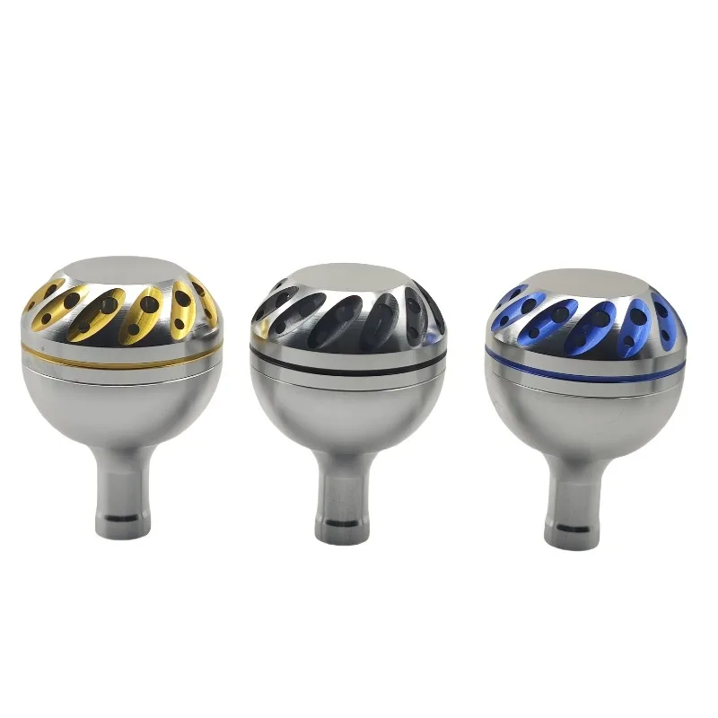 1 perilla de mango esférico Baitcaster carrete giratorio carrete redondo perilla Universal accesorios de perilla piezas de modificación de pesca - imagen 5