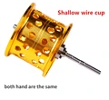 Shallow wire cup