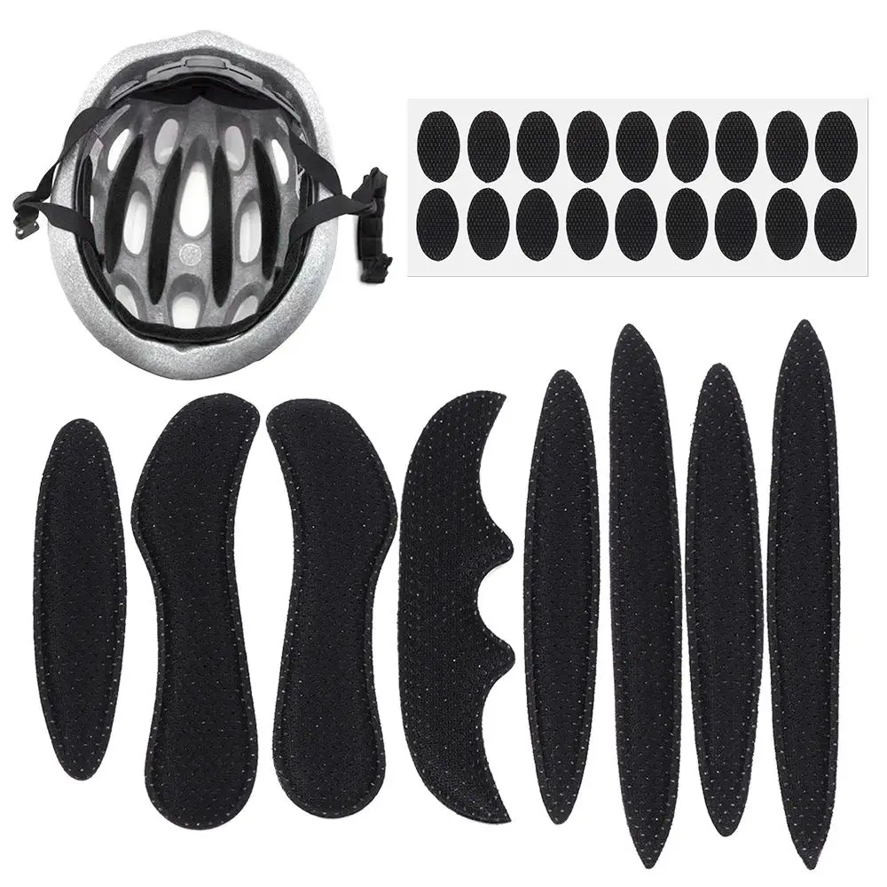 27 unids/set de esponja para motocicleta y bicicleta, Kit de relleno interior para casco de repuesto sellado, almohadilla de protección, juego de almohadillas de espuma - imagen 2